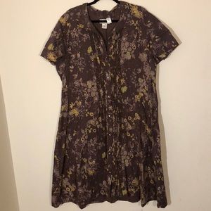 Retro-ish cotton button up dress